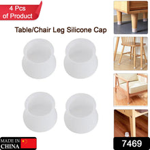 Silicone pads for furniture legs