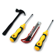 Plumbing and electrical repair tools.