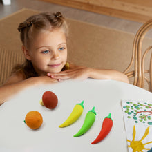 Kids' erasers in vegetable shapes for birthday gifts