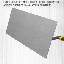 14-inch plastering trowel with strong grip handle