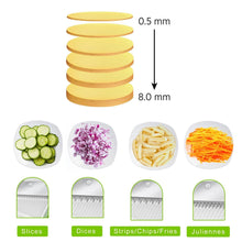 MULTI FUNCTIONAL TIME SAVING ADJUSTABLE HAND PRESS VEGETABLES CHOPPER