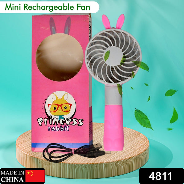 Handheld rabbit fan