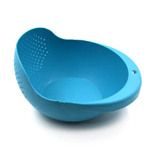 Plastic Rice Bowl / Food Strainer Thick Drain Basket for Rice, Vegetable & Fruit, Strainer Colander, Fruit Basket, Pasta Strainer, Washing Bowl (1 pc )