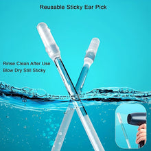 Ear wax Cleaner Stick Silicone Reusable Sticky Ear wax Removal Kit (12 Pcs Set)