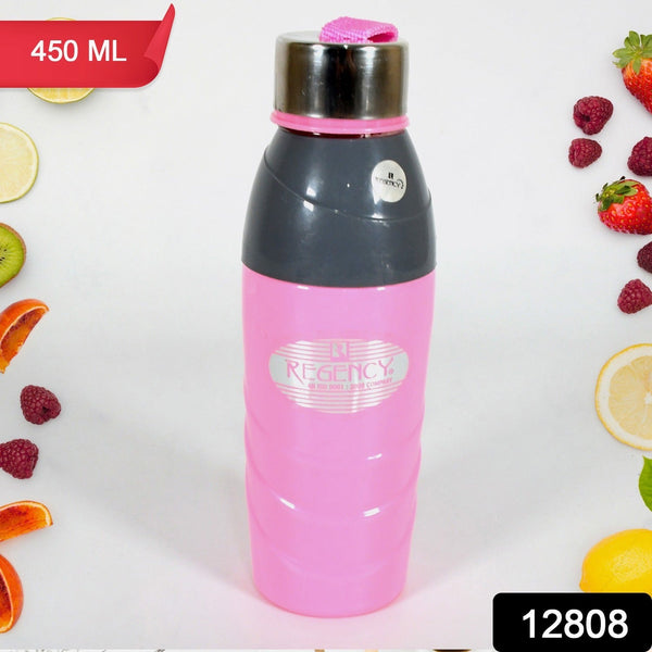 Plastic Sports Insulated Water Bottle with Dori Easy to Carry High Quality Water Bottle, BPA-Free & Leak-Proof! For Kids' School, For Fridge, Office, Sports, School, Gym, Yoga (450 ML / 1 Pc / Multi Color)