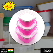 3-piece storage container set for household and office organization.