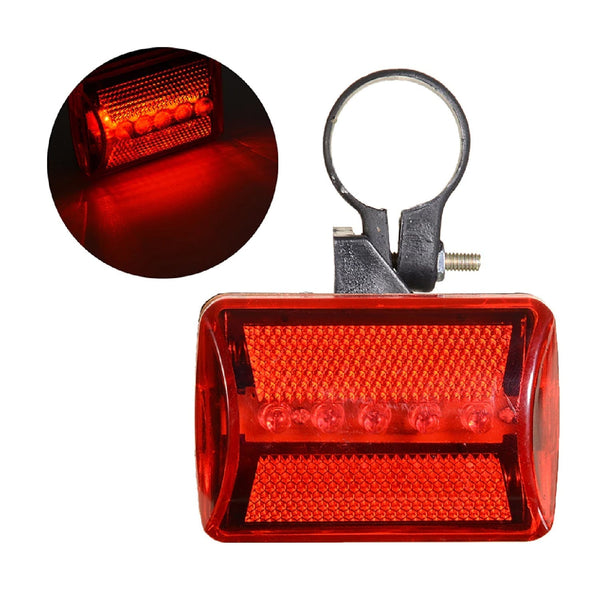 Red LED flashing light with five lights