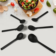 Multipurpose Silicone Spoon, Silicone Basting Spoon Non-Stick Kitchen Utensils Household Gadgets Heat-Resistant Non Stick Spoons Kitchen Cookware Items For Cooking and Baking (6 Pcs Set)