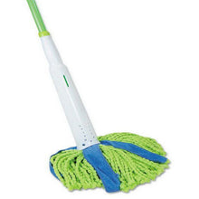 Practical broom fan for ceiling and floor cleaning, ideal for removing dust and debris.