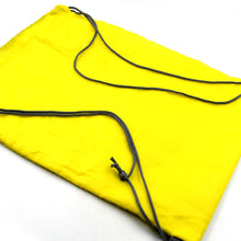 Multi-purpose drawstring bag with silver lining, lightweight and spacious.