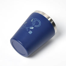 Blue stainless steel tumbler