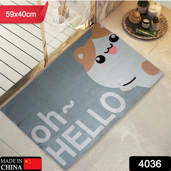 Diatomite door mat, anti-slip