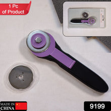 Sewing roller cutter for fabric.