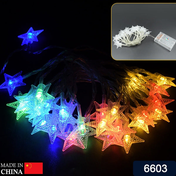 28 LED / Star 3.9 Meter Star Shape Led Light Battery Operated with Flashing Modes for Home Decoration, Kids Room, Waterproof Diwali & Wedding LED Christmas Light Indoor and Outdoor Light ,Festival Decoration (Multicolor Battery Not Included 3.9Mtr)