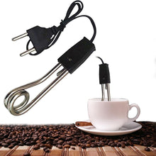 Portable immersion heater for coffee, tea, and soup.